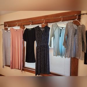 Women's dresses and tops.